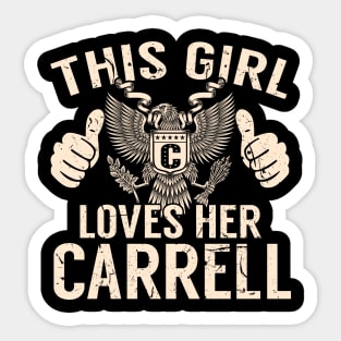 CARRELL Sticker